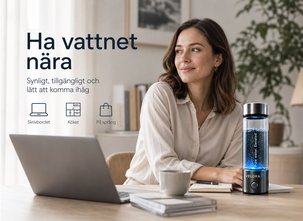 1. Den gör det enklare att komma ihåg vattnet