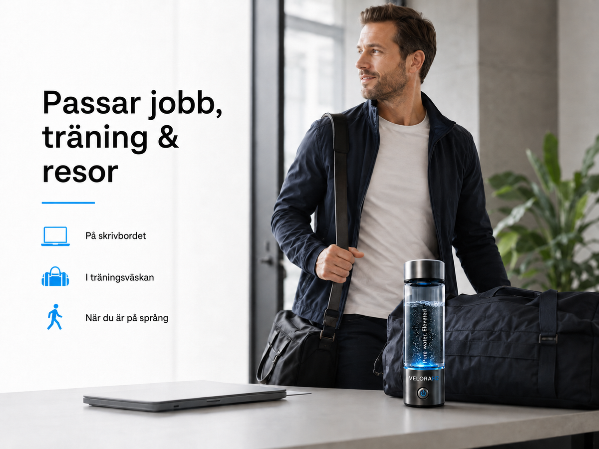 3. Den passar en vardag med arbete, familj, träning och resor