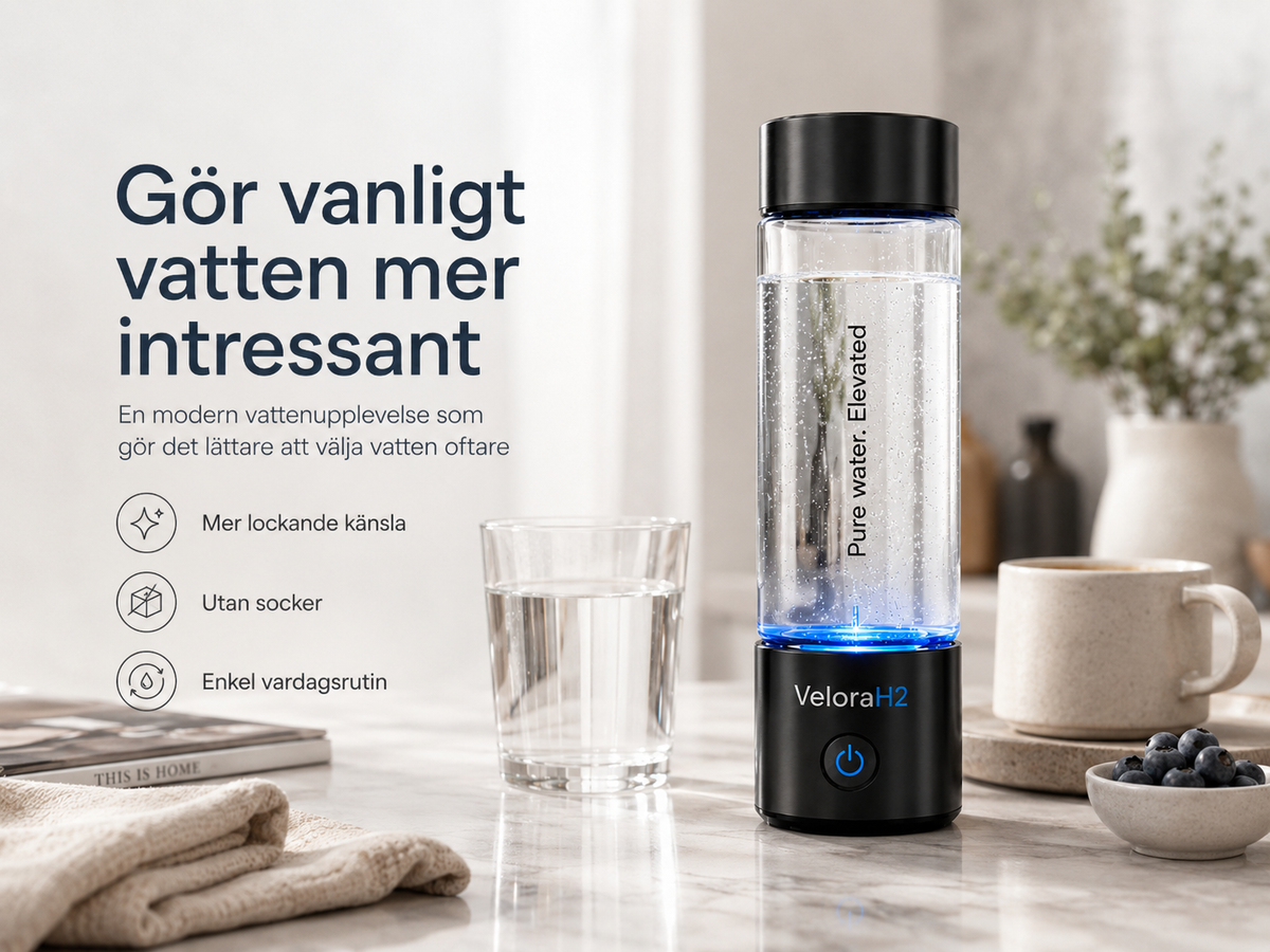 2. Den gör vanligt vatten mer intressant